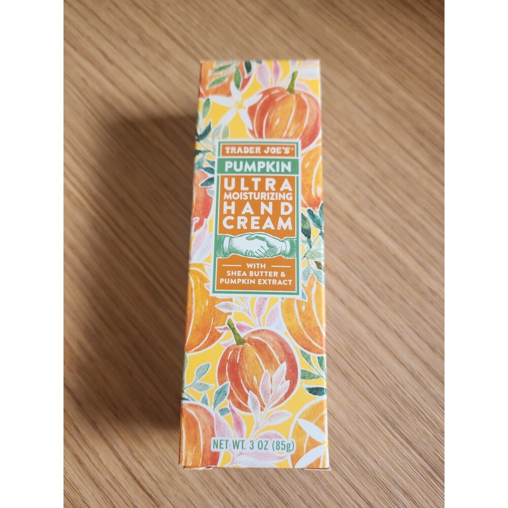 Trader Joe's Pumpkin Ultra-Moisturizing Hand Cream 3oz 85g NIB